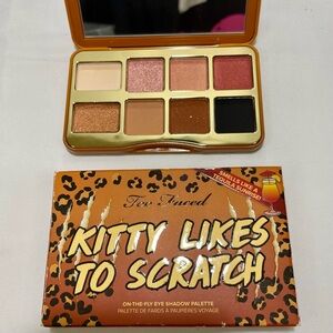 Too Faced Kitty Likes to Scratch On-the-Fly Eyeshadow Palette, NWT